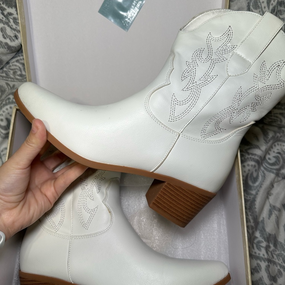 White boots